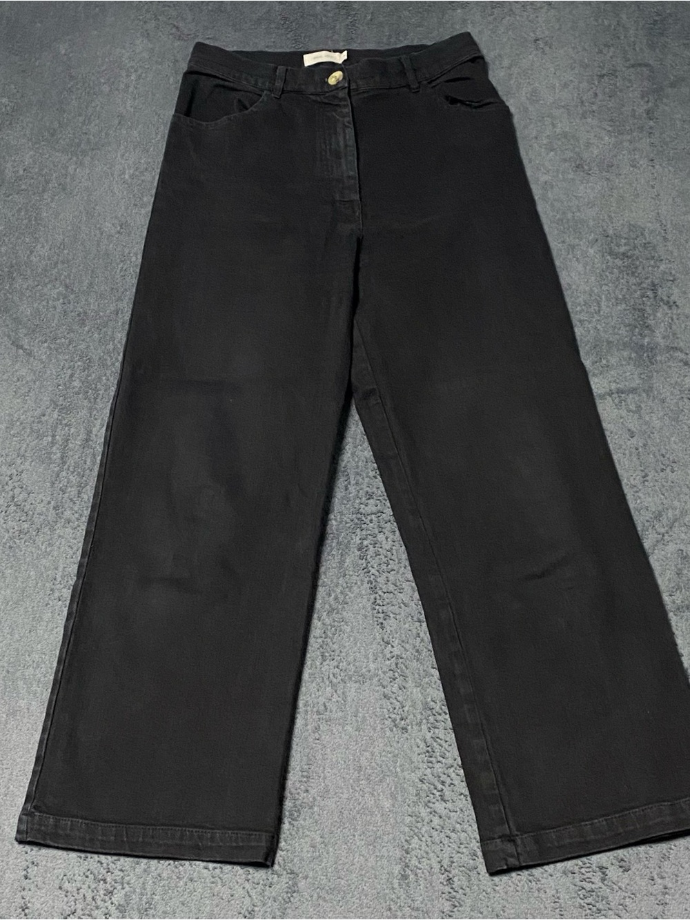 Nico Nico Brand Jeans Womens 8 Black Solar Wide Leg Stretch Classic Trendy City